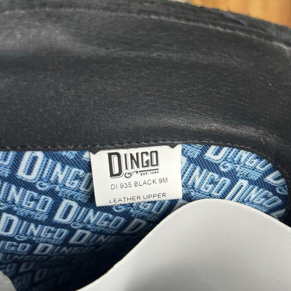 Dingo Hassie Fringe Round Toe Pull On Womens 9 M Black Casual Boots DI935-001 - Picture 7 of 9